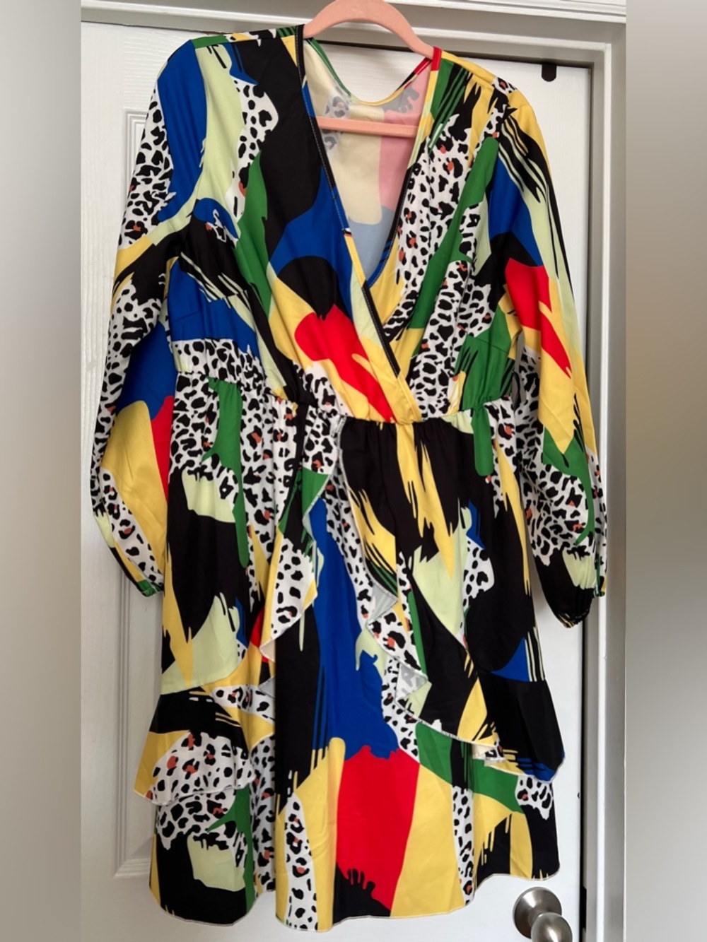 SHEIN Curve Animal Print Dress - Sz 1X
